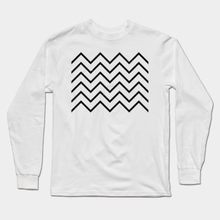 Minimal chevron pattern Long Sleeve T-Shirt